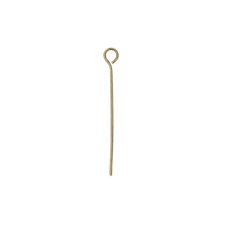 1 PC-Eye pin antique gold-plated brass 1 inch 24 gauge. Sold per pkg of 100.
1 PC-Eye pin antique gold-plated brass 1 inch 24 gauge. Sold per pkg of 100.