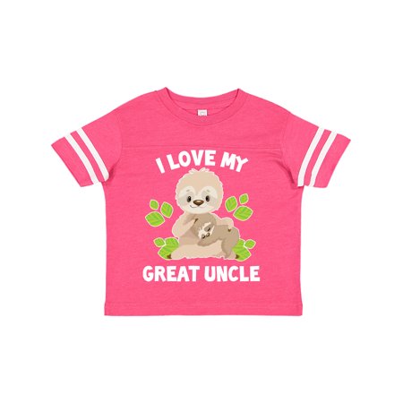 Inktastic Cute Sloth I Love My Great Uncle with Green Leaves Gift Toddler Boy or Toddler Girl T-Shirt
Inktastic Cute Sloth I Love My Great Uncle with Green Leaves Gift Toddler Boy or Toddler Girl T-Shirt