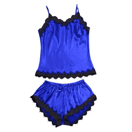 Women Exotic Lingerie Lace Satin Ruffle Trim Pajama Sets Nightwear Sleeveless Spring Summer Casual Sexy Club Party Vacation Sleepwear Gifts To Lovers
Women Exotic Lingerie Lace Satin Ruffle Trim Pajama Sets Nightwear Sleeveless Spring Summer Casual Sexy Club Party Vacation Sleepwear Gifts To Lovers