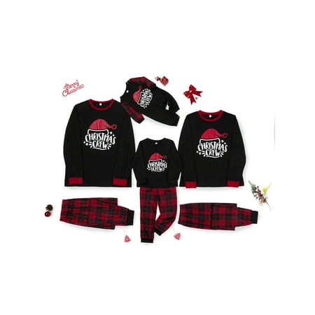 Sunisery Christmas Matching Family Pajamas Sets Xmas Letter Printed Long Sleeve Tee Red Plaid Pants Sleepwear
Sunisery Christmas Matching Family Pajamas Sets Xmas Letter Printed Long Sleeve Tee Red Plaid Pants Sleepwear