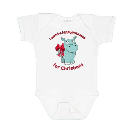 Inktastic I Want a Hippopotamus for Christmas Gift Baby Boy or Baby Girl Bodysuit
Inktastic I Want a Hippopotamus for Christmas Gift Baby Boy or Baby Girl Bodysuit