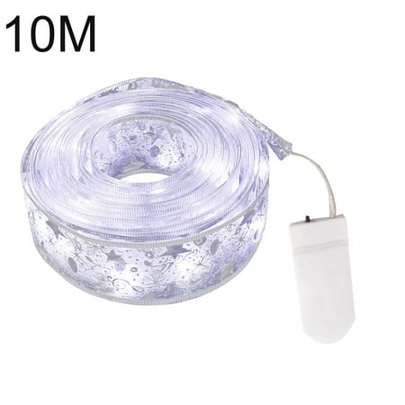 BTJX Christmas decoration Christmas Ribbon Fairy Lights Christmas LED Lights Double Ribbon String Lights Christmas Tree Decoration Glowing Ribbon Pendant
BTJX Christmas decoration Christmas Ribbon Fairy Lights Christmas LED Lights Double Ribbon String Lights Christmas Tree Decoration Glowing Ribbon Pendant