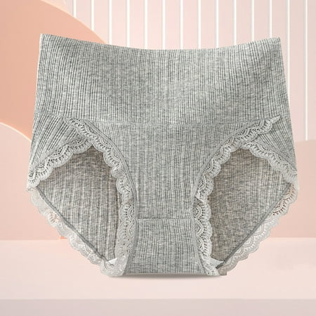 Womens Panties Womens Cotton Underwear High Waist Stretch Briefs Soft Underpants Breathable Ladies Panties Grey M
Womens Panties Womens Cotton Underwear High Waist Stretch Briefs Soft Underpants Breathable Ladies Panties Grey M