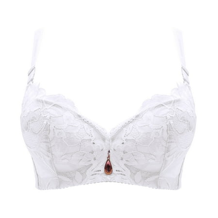 Aayomet Womens Plus Size Bra Womens Comfort Lace Bra Padded Wireless Bra with Soft Foam Cups White 42/95E
Aayomet Womens Plus Size Bra Womens Comfort Lace Bra Padded Wireless Bra with Soft Foam Cups White 42/95E