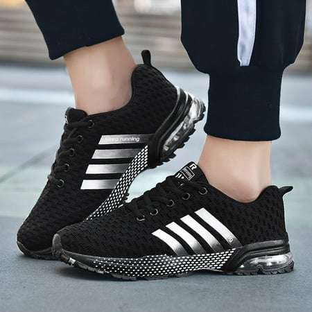 Men s Stripes Air Cushion Sneakers Breathable Lightweight Casual Sport Shoes For Running Walking
Men s Stripes Air Cushion Sneakers Breathable Lightweight Casual Sport Shoes For Running Walking
