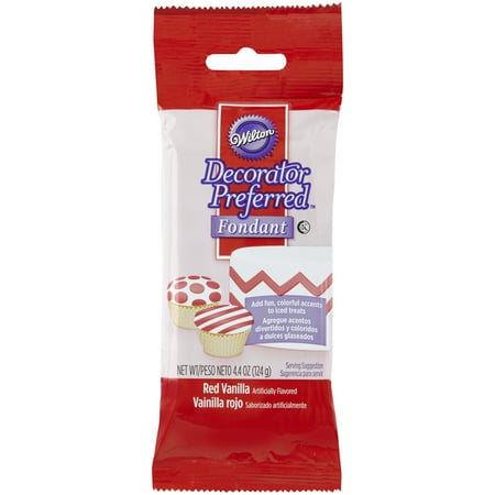 Wilton Decorator Preferred Fondant, Red, 4.4oz
