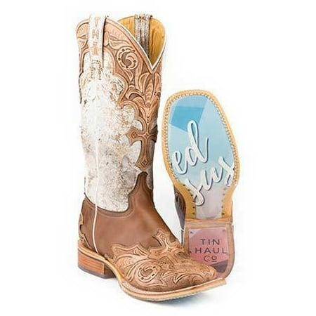 Women s Tin Haul Made In Heaven Boots Handcrafted Tan