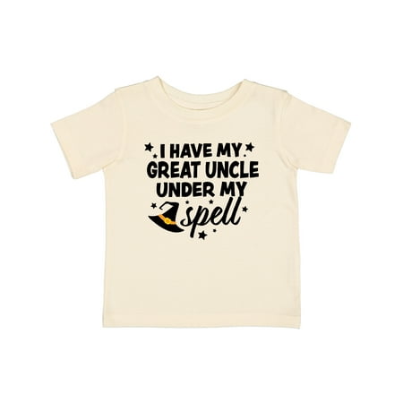 Inktastic I Have My Great Uncle Under My Spell with Cute Witch Hat Gift Baby Boy or Baby Girl T-Shirt
Inktastic I Have My Great Uncle Under My Spell with Cute Witch Hat Gift Baby Boy or Baby Girl T-Shirt