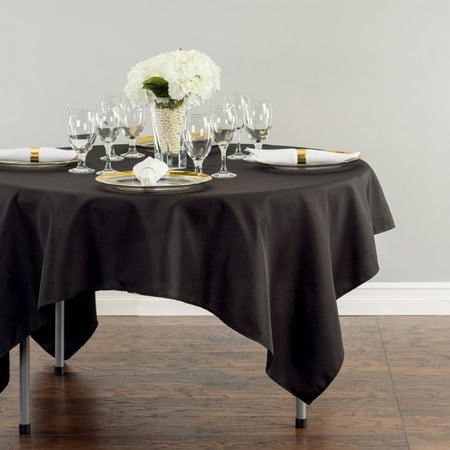 Leading Linens 6 Pack 72 x 72 Inch Square Black Polyester Tablecloth Table Cover Stain and Wrinkle Resistant Washable for Dining Table Wedding Reception Banquet Party
Leading Linens 6 Pack 72 x 72 Inch Square Black Polyester Tablecloth Table Cover Stain and Wrinkle Resistant Washable for Dining Table Wedding Reception Banquet Party