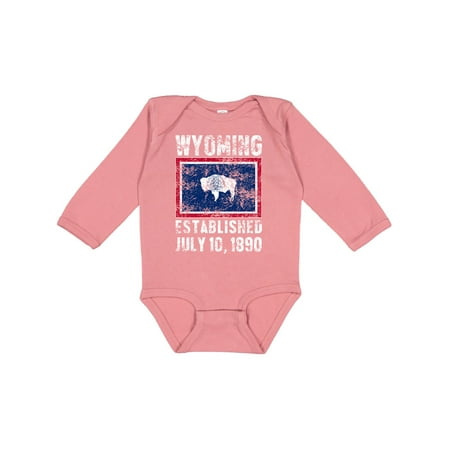 Inktastic Established July 10 1890 Wyoming Flag Boys or Girls Long Sleeve Baby Bodysuit
Inktastic Established July 10 1890 Wyoming Flag Boys or Girls Long Sleeve Baby Bodysuit