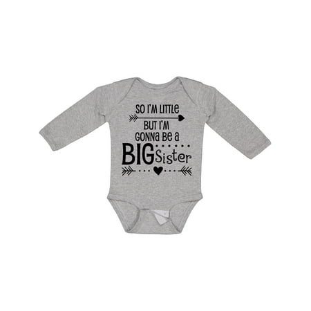 Inktastic So I m Little but I m Gonna Be a Big Sister Gift Baby Girl Long Sleeve Bodysuit
Inktastic So I m Little but I m Gonna Be a Big Sister Gift Baby Girl Long Sleeve Bodysuit