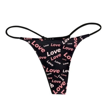 Womens Underwear Valentine Day Thongs For Women T Back Panties Low Waisted Stretch Straps Seamless Thongs Seamless Underwear for Women
Womens Underwear Valentine Day Thongs For Women T Back Panties Low Waisted Stretch Straps Seamless Thongs Seamless Underwear for Women