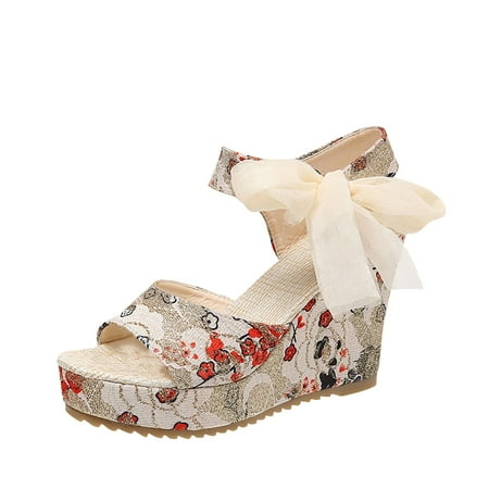 High-heeled Shoes Fishmouth Wedges High-heeled Shoes Women s Shoes Sandals