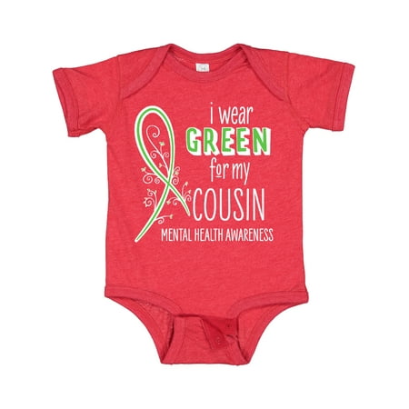 Inktastic I Wear Green for My Cousin- Mental Health Awareness Gift Baby Boy or Baby Girl Bodysuit
Inktastic I Wear Green for My Cousin- Mental Health Awareness Gift Baby Boy or Baby Girl Bodysuit