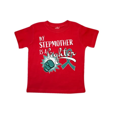 Inktastic Ovarian Cancer Awareness My Stepmother is a Fighter Gift Toddler Boy or Toddler Girl T-Shirt
Inktastic Ovarian Cancer Awareness My Stepmother is a Fighter Gift Toddler Boy or Toddler Girl T-Shirt