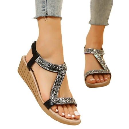 Lacyhop Women Flat Sandal Slip On Dressy Shoe Open Toe Sandals Summer Nonslip Casual Shoes Lightweight Wedge Flats Black 6
Lacyhop Women Flat Sandal Slip On Dressy Shoe Open Toe Sandals Summer Nonslip Casual Shoes Lightweight Wedge Flats Black 6