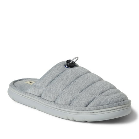 Dearfoams Men s Austin Quilted Sweatshirt Scuff Slippers