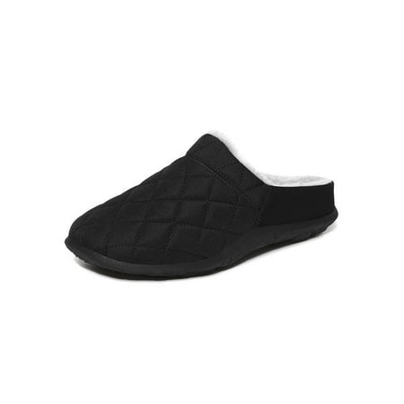 Colisha Mens Warm Home Slippers Plush Indoor Anti-Skid Shoes