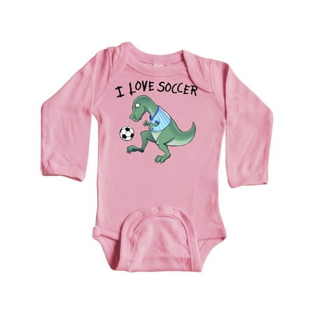 Inktastic I Love Soccer-Dinosaur in Blue Gift Baby Boy or Baby Girl Long Sleeve Bodysuit
Inktastic I Love Soccer-Dinosaur in Blue Gift Baby Boy or Baby Girl Long Sleeve Bodysuit