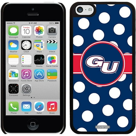 Gonzaga University Polka Dots Design on iPhone 5c Thinshield Snap-On Case by Coveroo