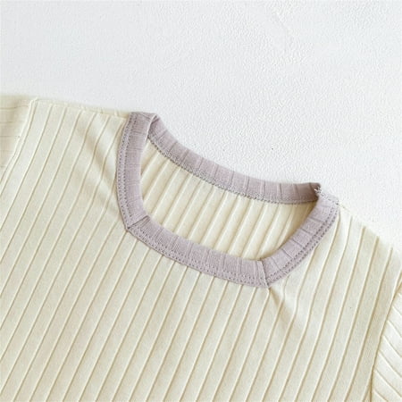 nsendm Toddler Baby Boys Girls Ribbed Patchwork Short Ruffled Sleeve T Shirt Blouse Tops 3 Baby Boy Clothes Childrenscostume Beige 18-24 Months
nsendm Toddler Baby Boys Girls Ribbed Patchwork Short Ruffled Sleeve T Shirt Blouse Tops 3 Baby Boy Clothes Childrenscostume Beige 18-24 Months