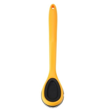 1Pc Kitchen Pot Silicone Brush Bowl Cleaning Tool Long Handle Cleaning Brush