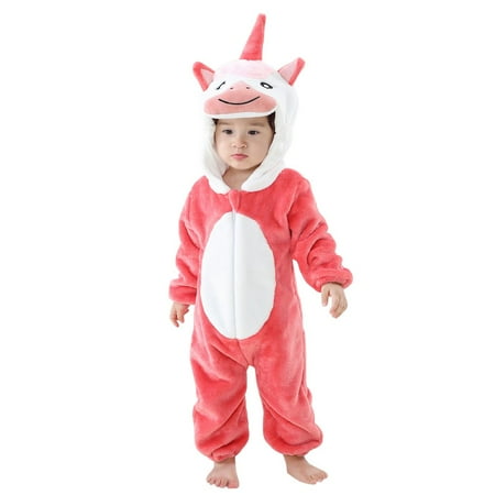 Hooded Fleece Romper for Baby Girls Boys Cartoon Animal Jumpsuit
Hooded Fleece Romper for Baby Girls Boys Cartoon Animal Jumpsuit