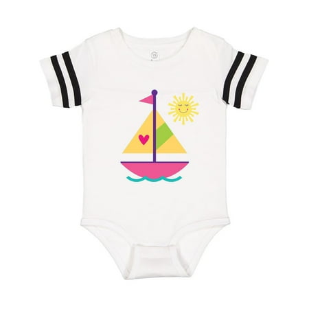 Inktastic Sailboat Girls Sailing Gift Gift Baby Girl Bodysuit