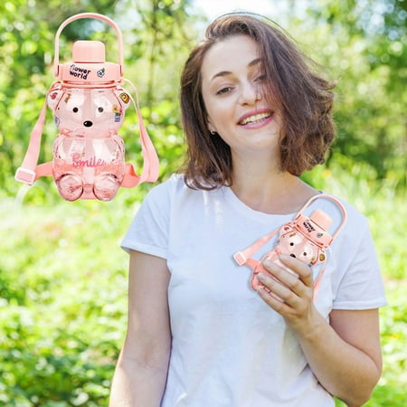 AIEOTT Cute Bear Water Cup Summer High Beauty Student Creative Large Capacity Children s Water Bottle Plastic Cup With Straw
AIEOTT Cute Bear Water Cup Summer High Beauty Student Creative Large Capacity Children s Water Bottle Plastic Cup With Straw