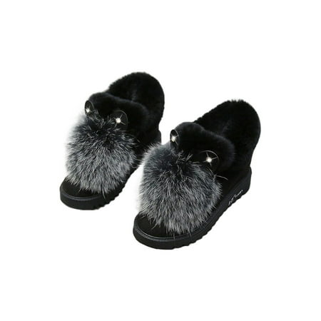 Wazshop Ladies Snow Boots Plush Lining Winter Shoes Slip On Warm Booties Comfortable Faux Fur Ankle Bootie Women Comfort Casual Shoe Fluffy Cold Weather Gray 7.5
Wazshop Ladies Snow Boots Plush Lining Winter Shoes Slip On Warm Booties Comfortable Faux Fur Ankle Bootie Women Comfort Casual Shoe Fluffy Cold Weather Gray 7.5