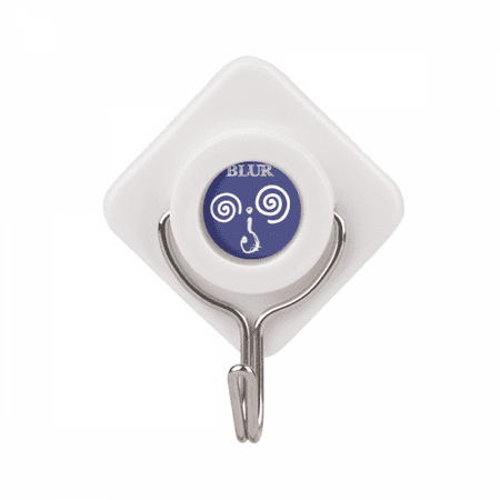 Dizzy Blue Emotion Question Mark Adhesive Wall Hooks Hanging Self Sticky