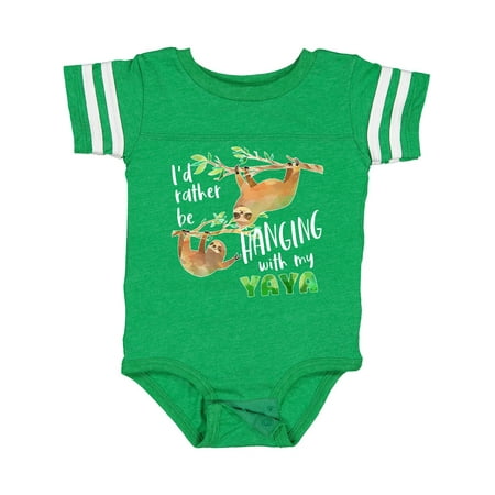 Inktastic Id Rather Be Hanging with My Yaya- Cute Sloths Gift Baby Boy or Baby Girl Bodysuit
Inktastic Id Rather Be Hanging with My Yaya- Cute Sloths Gift Baby Boy or Baby Girl Bodysuit