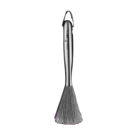JANGSLNG Pot Brush Labor-saving Steel Wire Cleaning Brush with Hanging Hole Long Handle Decontamination Brush Kitchen Gadget
JANGSLNG Pot Brush Labor-saving Steel Wire Cleaning Brush with Hanging Hole Long Handle Decontamination Brush Kitchen Gadget