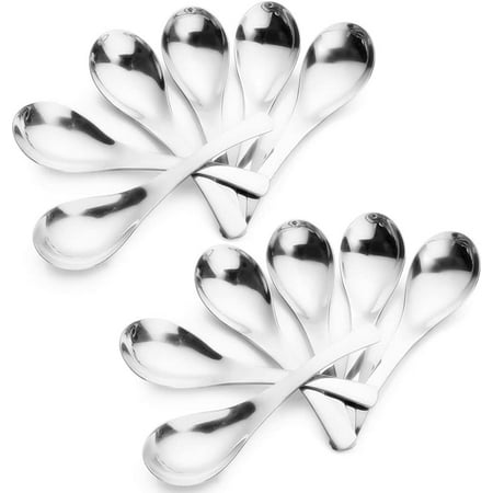 Thick Heavy-weight Soup Spoons High Quality Stainless Steel Soup Spoons Table Spoons Set of 12
Thick Heavy-weight Soup Spoons High Quality Stainless Steel Soup Spoons Table Spoons Set of 12
