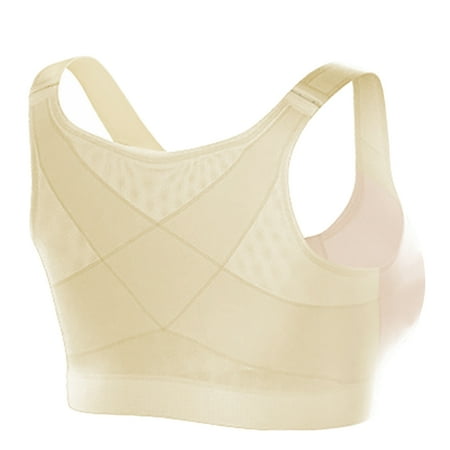 Wireless Posture Support Bra Breathable Front Closure Underwear for Women Yoga Sports
Wireless Posture Support Bra Breathable Front Closure Underwear for Women Yoga Sports