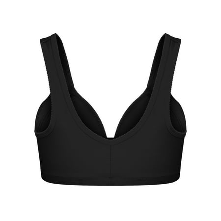 UMfun Women s Plus Size Bra Solid Color Comfort Strap Full Coverage Bra Wire Free Underwear One-Piece Bra Everyday Underwear Black 3XL
UMfun Women s Plus Size Bra Solid Color Comfort Strap Full Coverage Bra Wire Free Underwear One-Piece Bra Everyday Underwear Black 3XL