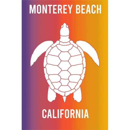 Montego Bay Jamaica Souvenir 2x3 Inch Fridge Magnet Turtle Design