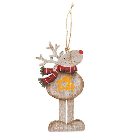 CHAOMA Wooden Hanging Christmas Tree Elk Pendant Ornament New Year Xmas Party Holiday Home Decorations
CHAOMA Wooden Hanging Christmas Tree Elk Pendant Ornament New Year Xmas Party Holiday Home Decorations
