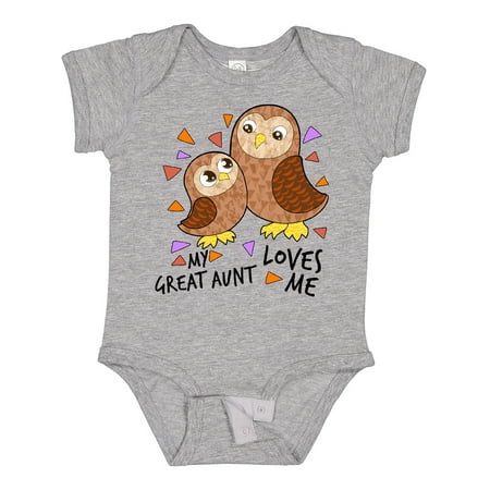 Inktastic My Great Aunt Loves Me- Cute Owl Family Gift Baby Boy or Baby Girl Bodysuit
Inktastic My Great Aunt Loves Me- Cute Owl Family Gift Baby Boy or Baby Girl Bodysuit