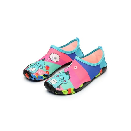 Rockomi Kids Water Shoes Barefoot Aqua Socks Cartoon Beach Shoe Children Soft Athletic Flats Lightweight Quick Dry Sock Pink Blue 2Y
Rockomi Kids Water Shoes Barefoot Aqua Socks Cartoon Beach Shoe Children Soft Athletic Flats Lightweight Quick Dry Sock Pink Blue 2Y