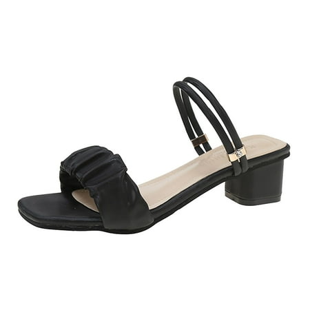 nsendm Sandals for Women Slide Sandals For Women Ladies Chunky Heel High Heel Fish Womens Walking Sandals Size 9 Wide Sandal Black 8
nsendm Sandals for Women Slide Sandals For Women Ladies Chunky Heel High Heel Fish Womens Walking Sandals Size 9 Wide Sandal Black 8