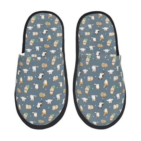 Rateoe Cute Cats And Dogs Pattern Fuzzy Slippers Fuzzy Soft House Slippers Plush Furry Warm Cozy Open Toe Fluffy Home Shoes-Medium
Rateoe Cute Cats And Dogs Pattern Fuzzy Slippers Fuzzy Soft House Slippers Plush Furry Warm Cozy Open Toe Fluffy Home Shoes-Medium