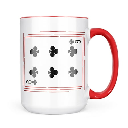 Neonblond clubs Six - Six / card game Mug gift for Coffee Tea lovers
