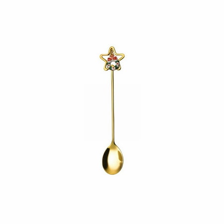 KEUSN Stainless Steel Tableware Creative Cute Christmas Star Spoon Fruit Fork Coffee Dessert Spoon
KEUSN Stainless Steel Tableware Creative Cute Christmas Star Spoon Fruit Fork Coffee Dessert Spoon