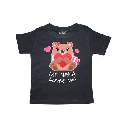 Inktastic My Nana Loves me- bear and hearts Gift Toddler Boy or Toddler Girl T-Shirt
Inktastic My Nana Loves me- bear and hearts Gift Toddler Boy or Toddler Girl T-Shirt