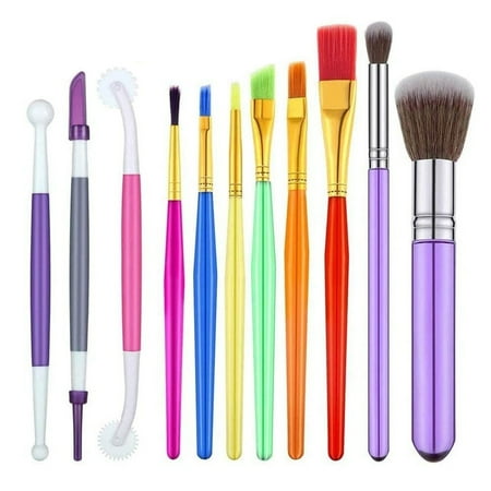 11 Pcs Cake Decorating Brushes Tools Set Fondant Decoration Supplies 
11 Pcs Cake Decorating Brushes Tools Set Fondant Decoration Supplies