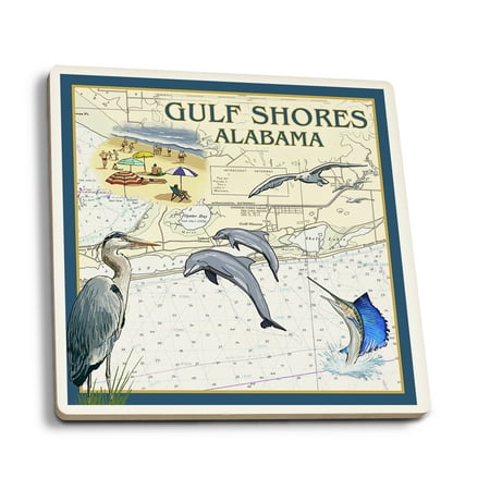 Gulf Shores Alabama Nautical Chart (Absorbent Ceramic Coasters Set of 4 Matching Images Cork Back Kitchen Table Decor)
Gulf Shores Alabama Nautical Chart (Absorbent Ceramic Coasters Set of 4 Matching Images Cork Back Kitchen Table Decor)