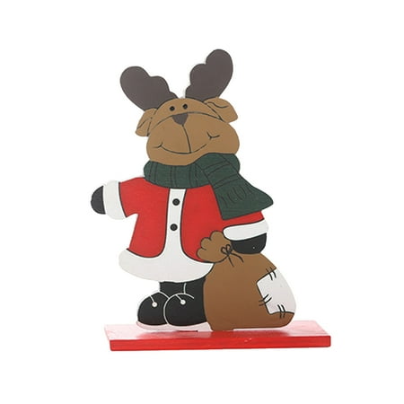 Christmas Wooden Standing Doll Elk Shape Party Pendant Xmas Party Ornament Desktop Doll Gift for Home Christmas Xmas Party
Christmas Wooden Standing Doll Elk Shape Party Pendant Xmas Party Ornament Desktop Doll Gift for Home Christmas Xmas Party
