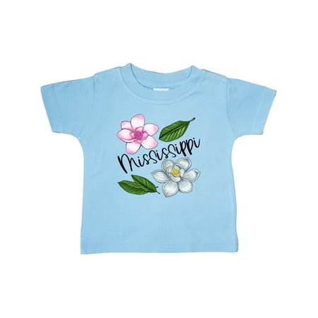 Inktastic Mississippi Magnolia Flowers and Leaves Gift Baby Boy or Baby Girl T-Shirt
Inktastic Mississippi Magnolia Flowers and Leaves Gift Baby Boy or Baby Girl T-Shirt