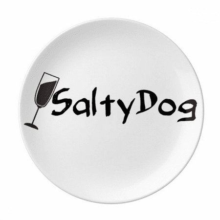 Salty Dog Salt With Its Cup Plate Decorative Porcelain Salver Tableware Dinner Dish
Salty Dog Salt With Its Cup Plate Decorative Porcelain Salver Tableware Dinner Dish